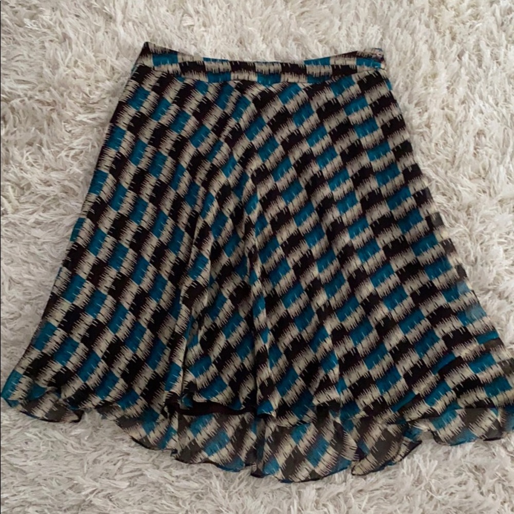 Multi Colored A-Line Skirt